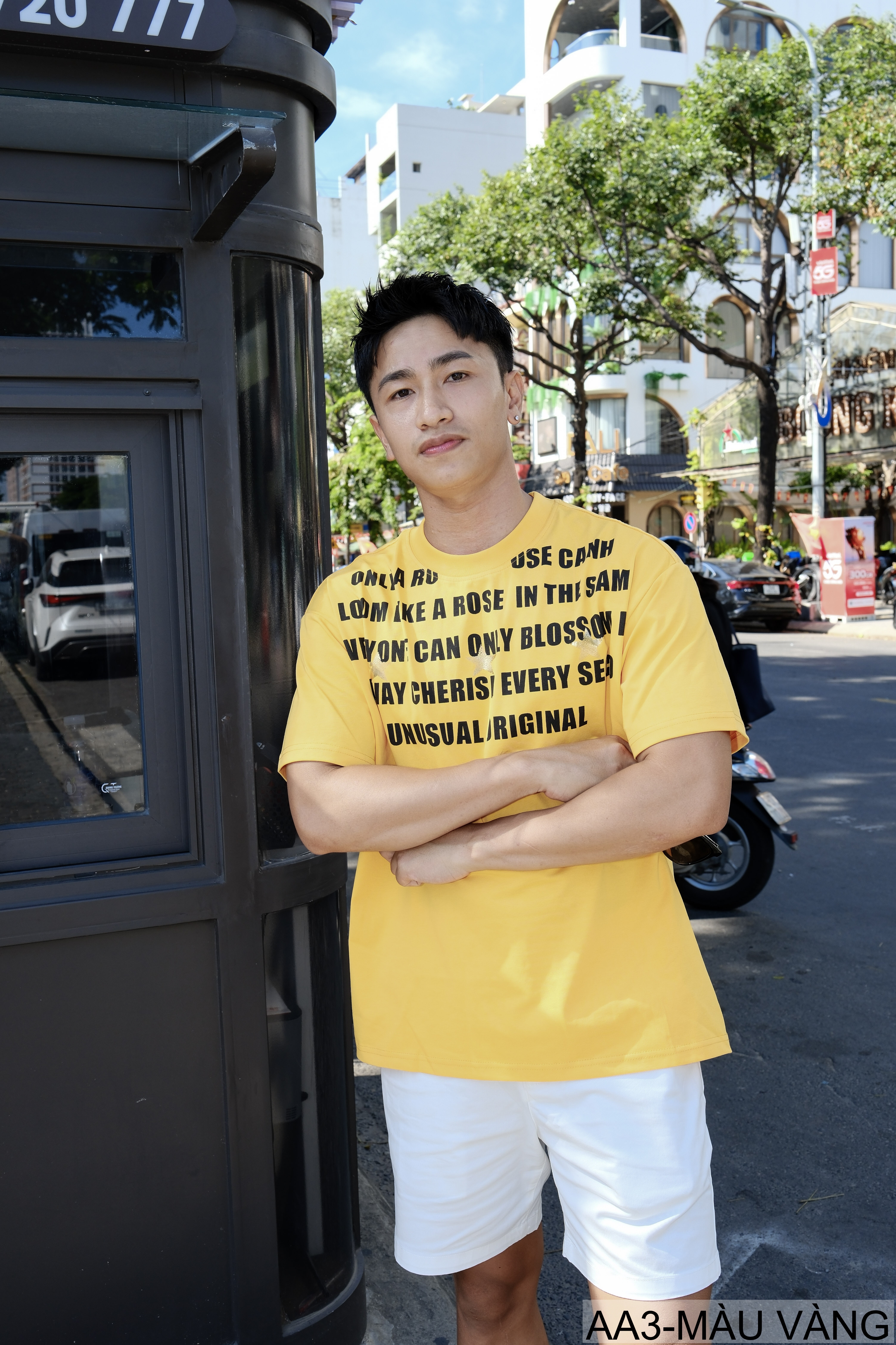 AA3 - Áo thun unisex cổ tròn tay ngắn in chữ retro phong cách streetwear_thumbnail_20