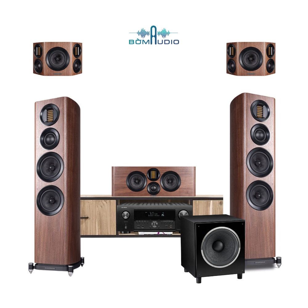 Combo Amply DENON AVC-X4700H + Front WHARFEDALE EVO 4.4 + Center WHARFEDALE EVO 4.C + Surround WHARFEDALE EVO 4.S + Sub WHARFEDALE SUBWOOFER SW-15 - B67_thumbnail_1