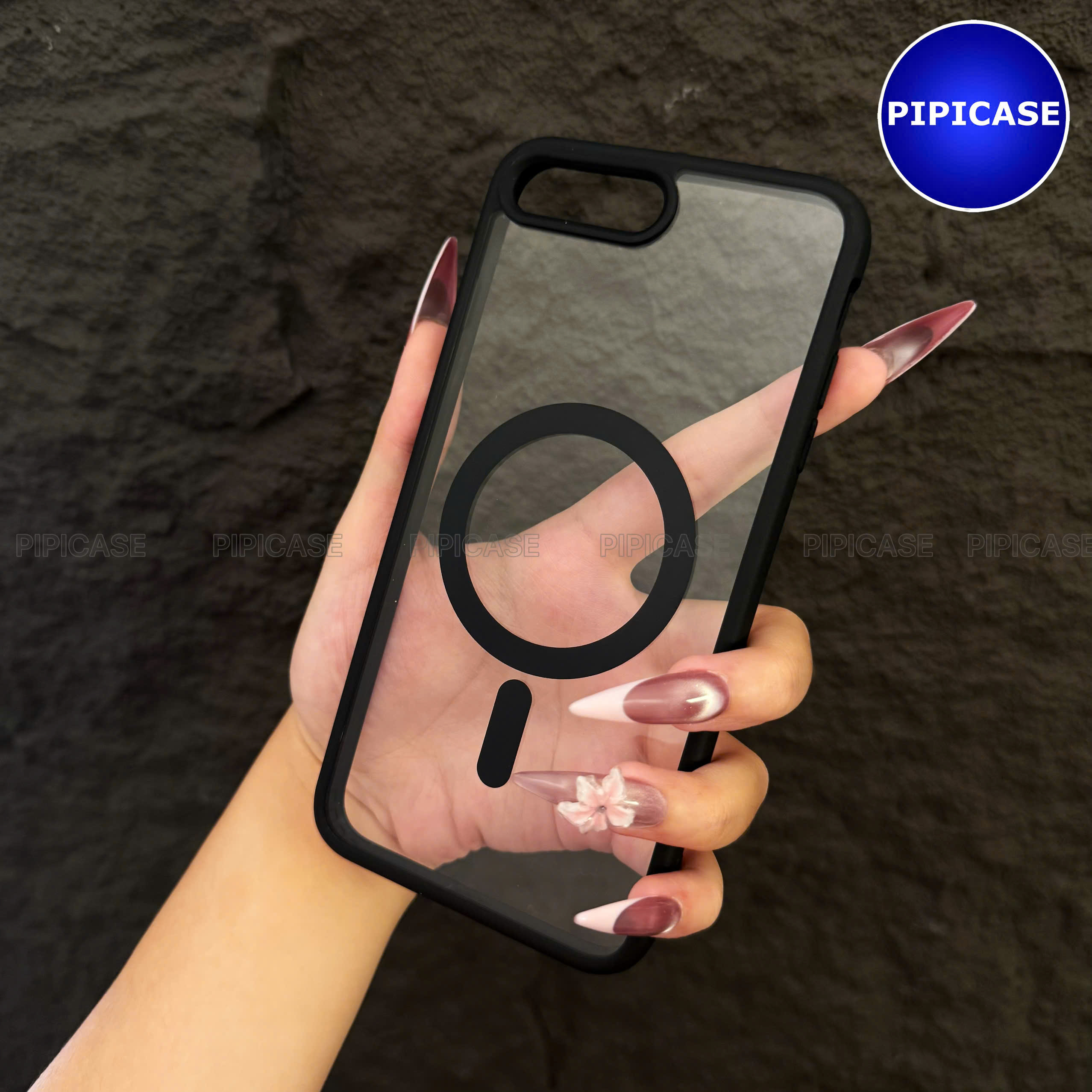 Ốp Lưng iPhone 7 Plus / 8 Plus - Chic - Đen