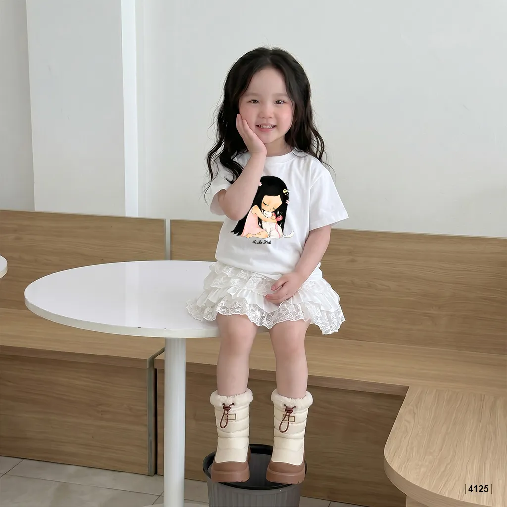 Áo thun trẻ em hoạt hình bé gái Kado 4125_thumbnail_4