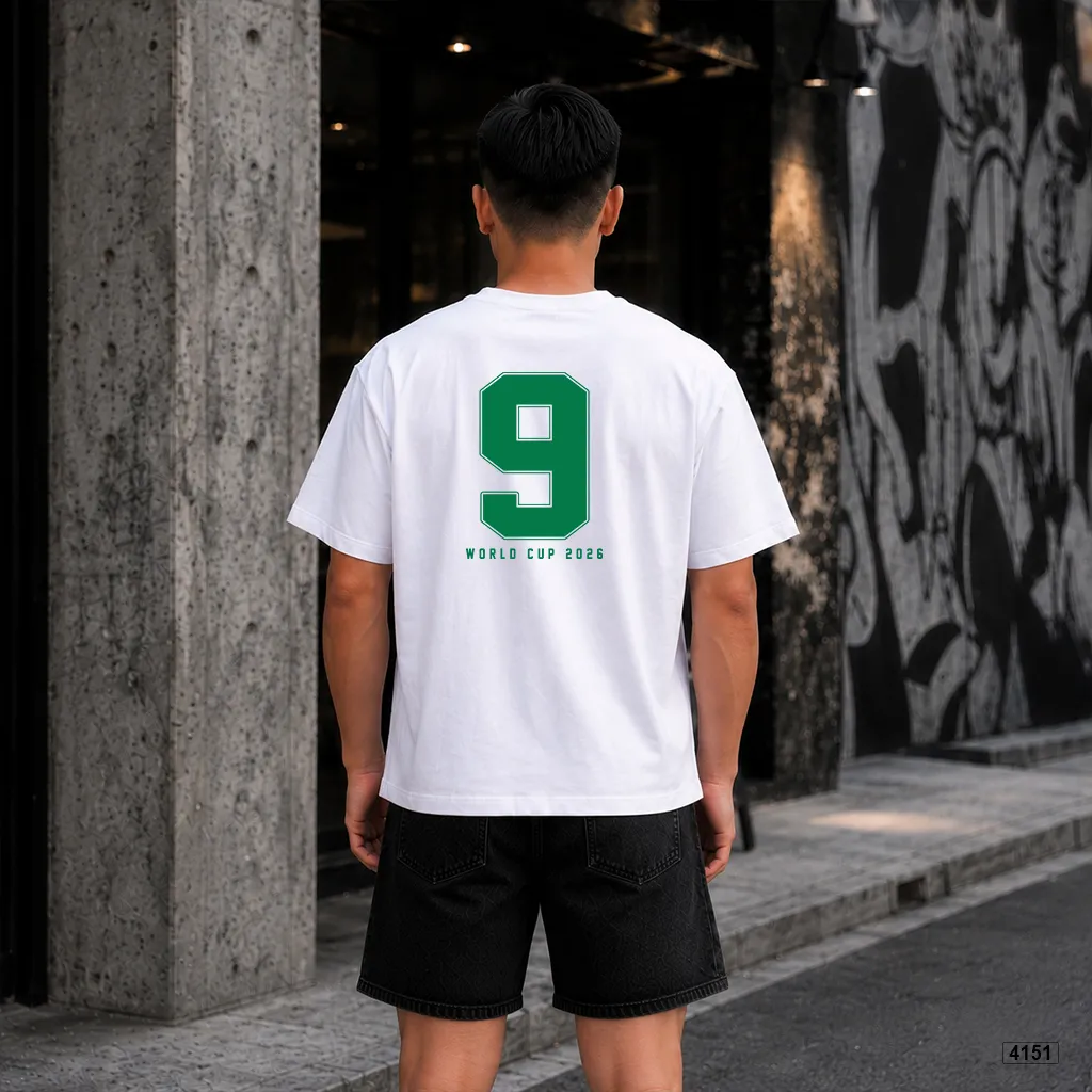 Áo thun nam form rộng thể thao đường phố cổ điển Polux 4151_thumbnail_5