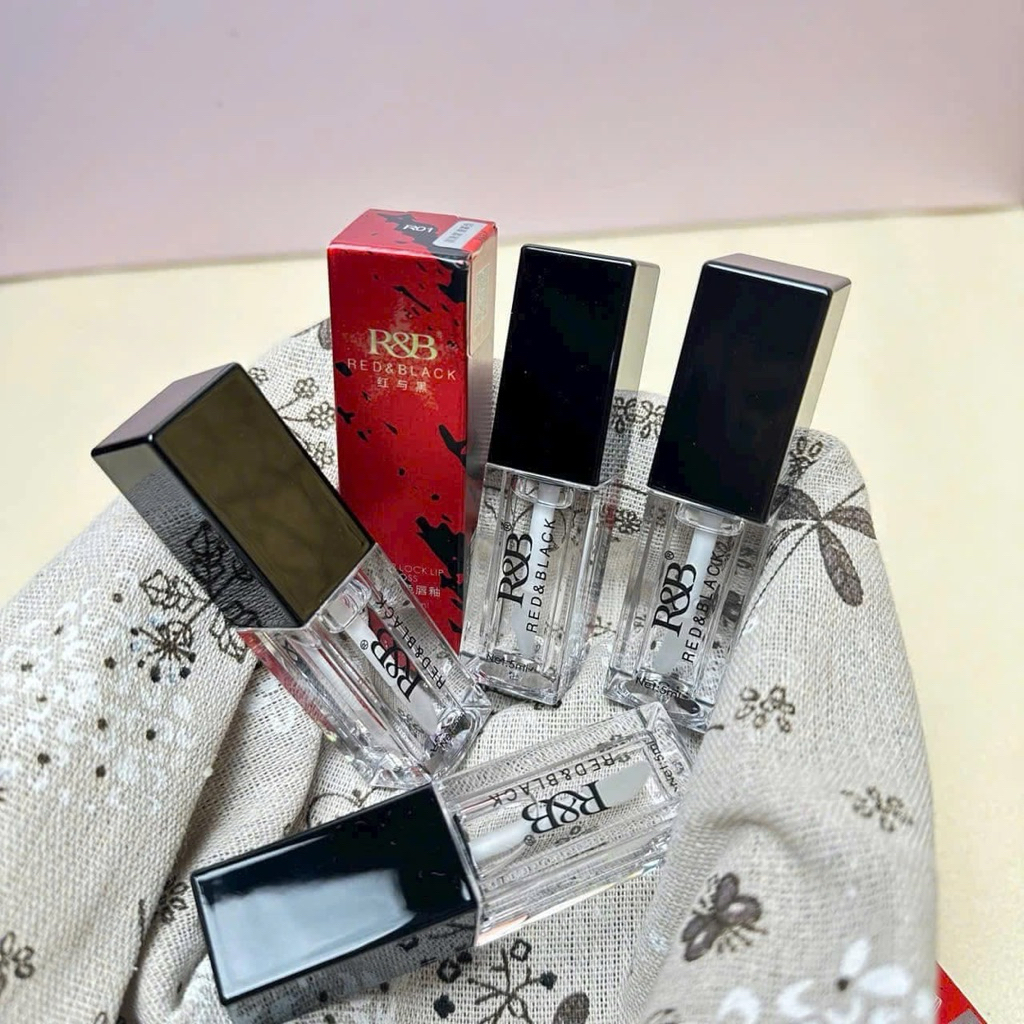 [R&B] Son bóng khóa màu R&B Red & Black 5ml_thumbnail_0