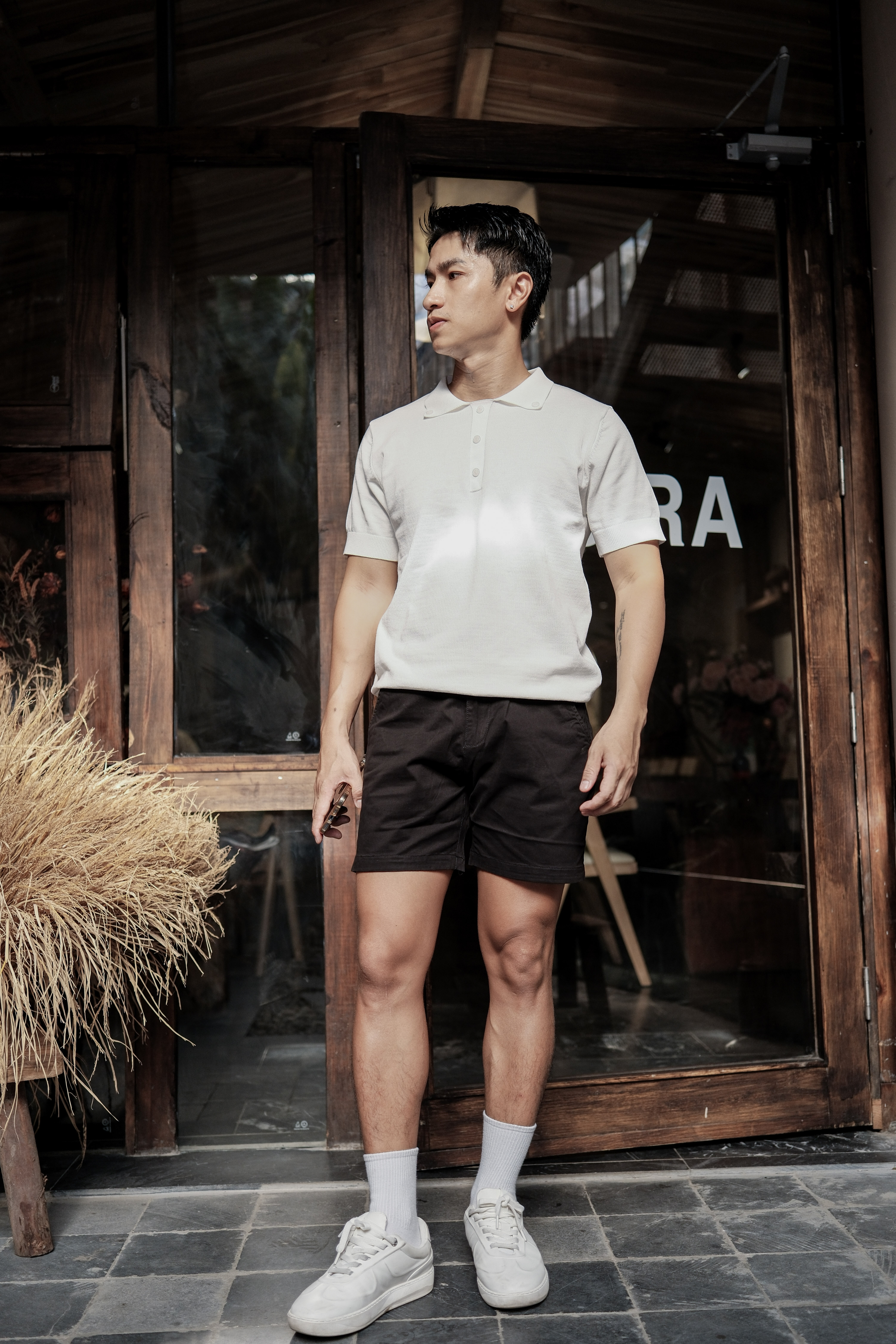 QA2 - Quần short nam ống đứng phong cách Hàn Quốc chất cotton thoáng mát mùa hè_thumbnail_10