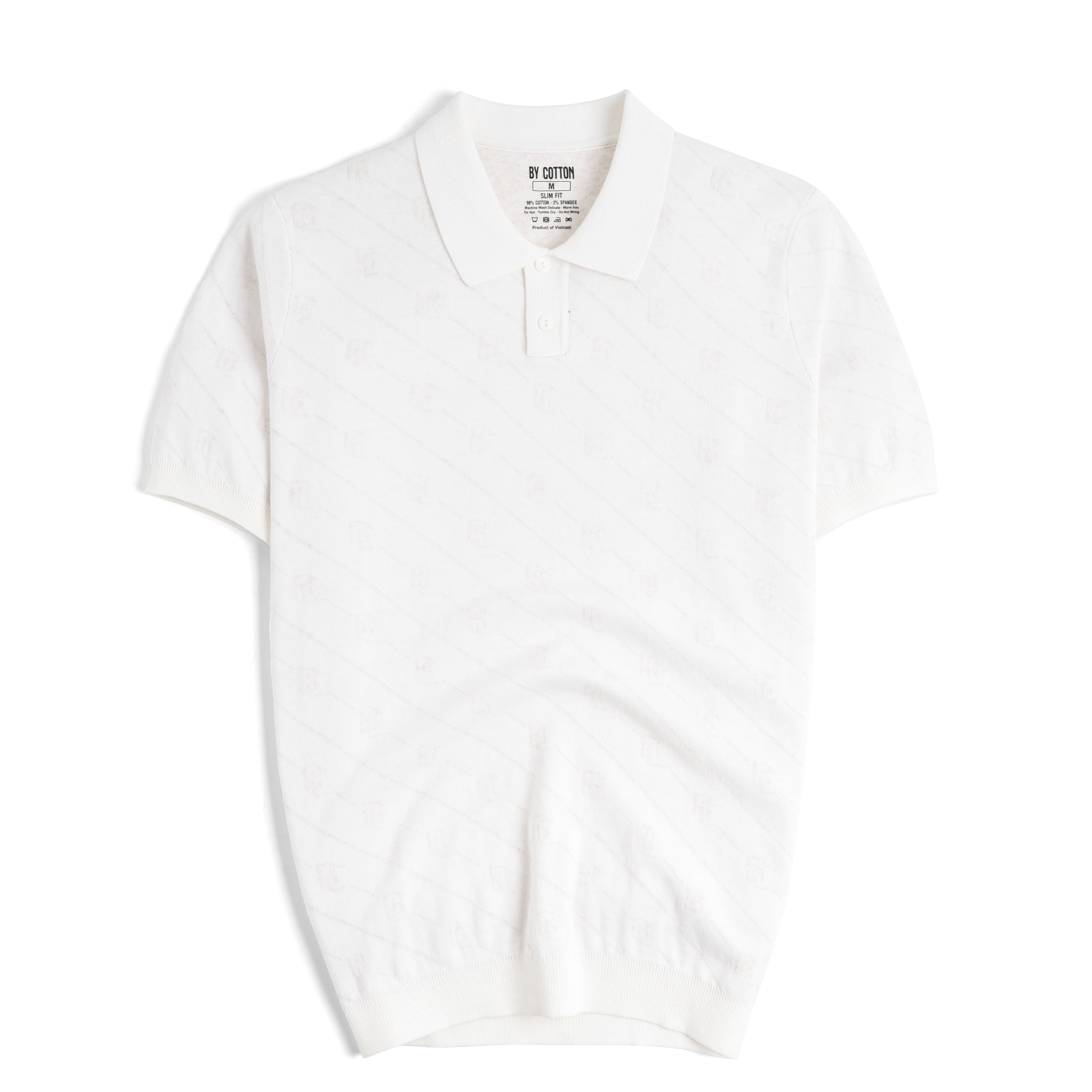 Áo Polo Nam Dệt Kim By Cotton Monogram