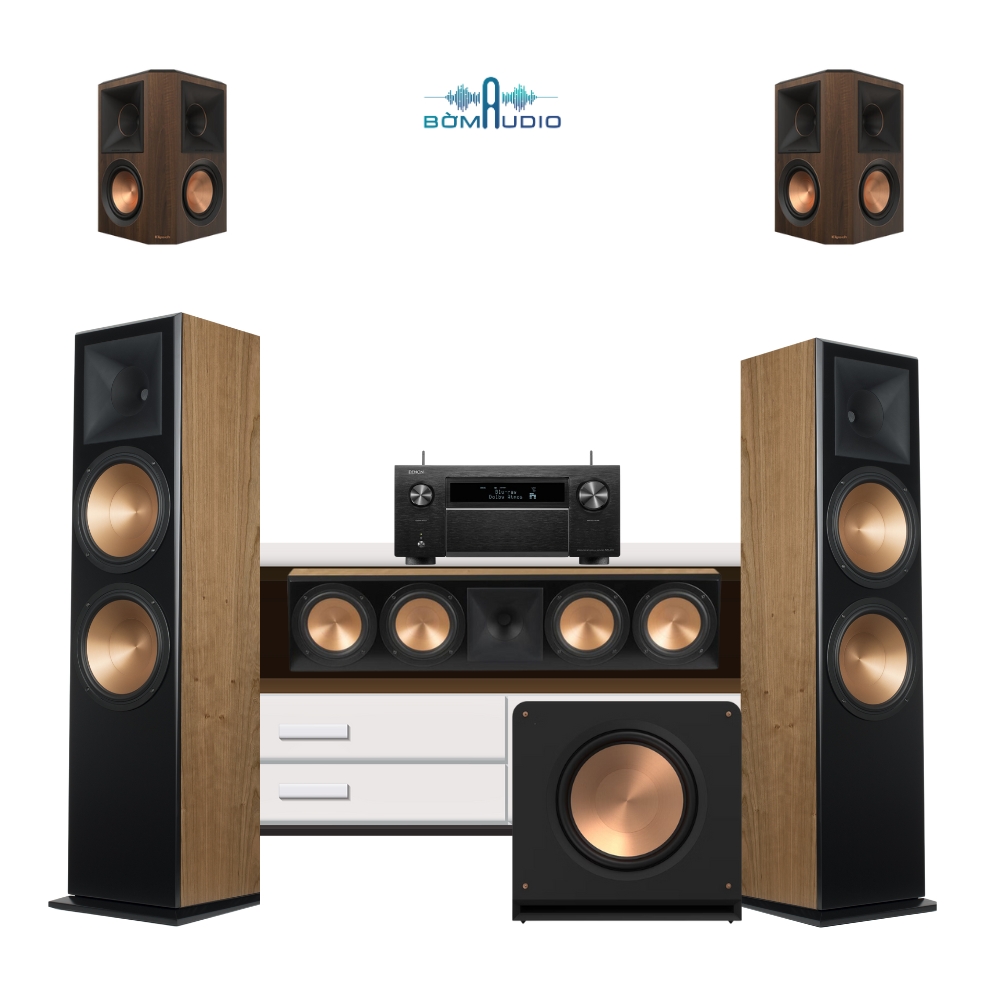 Combo Amply DENON DENON AVC-A1H + Front KLIPSCH RF 7 III + Center KLIPSCH RC64 III + Surround KLIPSCH RP 502S II + Sub KLIPSCH RP-1600SW - B126_thumbnail_1