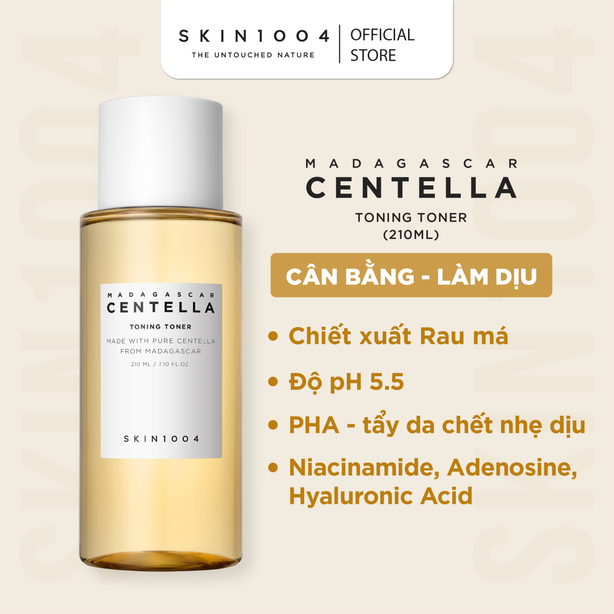 [SKIN1004] Toner rau má SKIN1004 Madagascar Centella 210ml