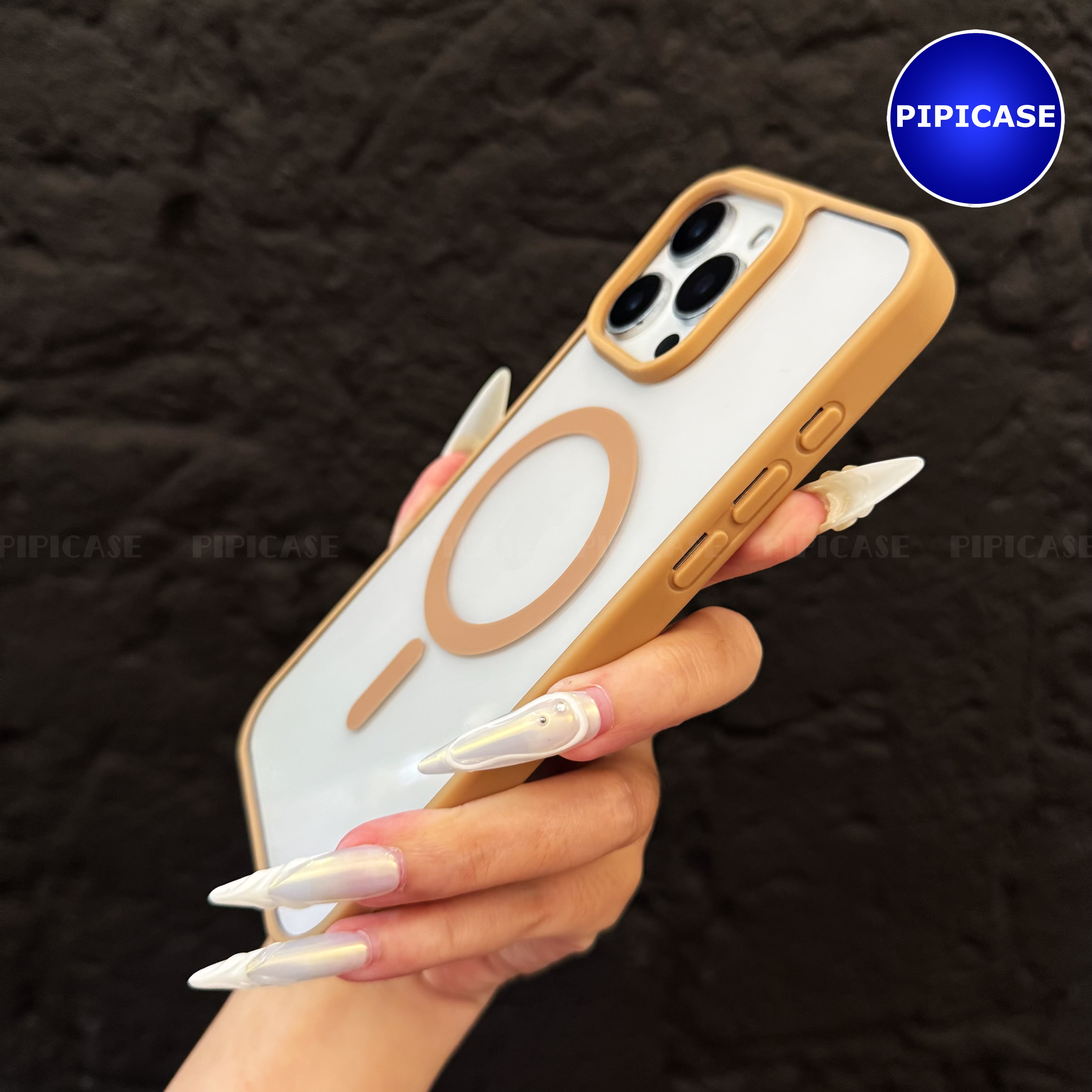 Ốp Lưng iPhone 16 Pro - Chic - Nâu Nhạt_thumbnail_3