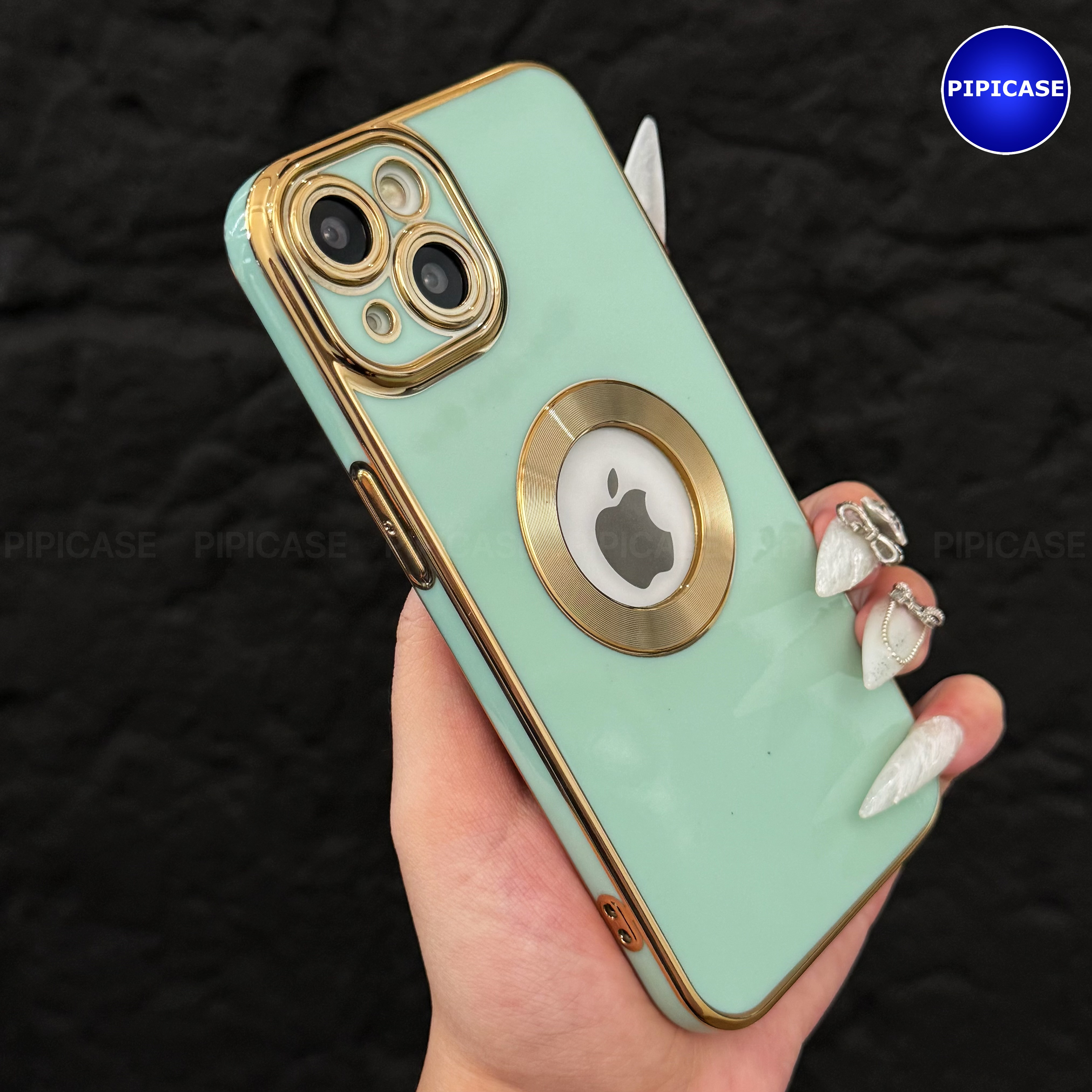 Ốp Lưng iPhone 13 - Pandora - Xanh Mint_thumbnail_5