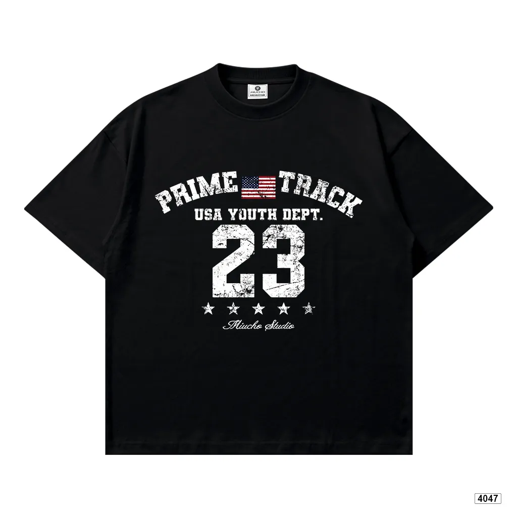Áo thun unisex form boxy Old School vibe Miucho 4047_thumbnail_9