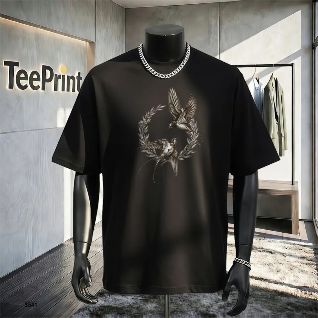 Áo thun nam oversize phong cách đường phố TeePrint 3541