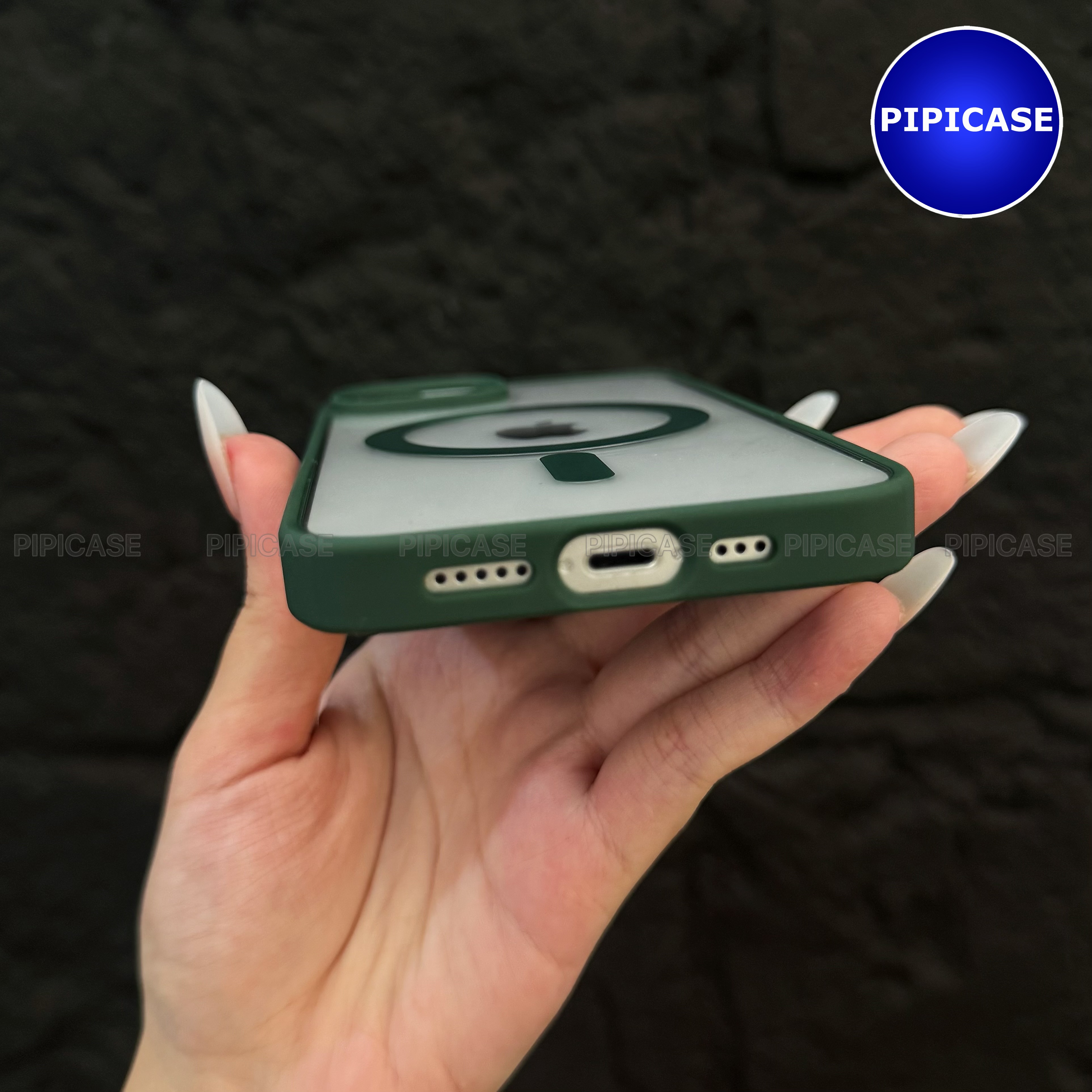 Ốp Lưng iPhone 15 Plus - Chic - Xanh Lá_thumbnail_16