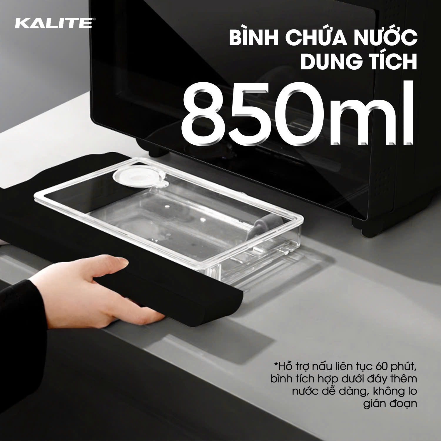 Nồi chiên hơi nước KALITE STEAM FUSION PRO, 4in1 chiên, hấp, nướng, rã đông, 20 lít_thumbnail_1