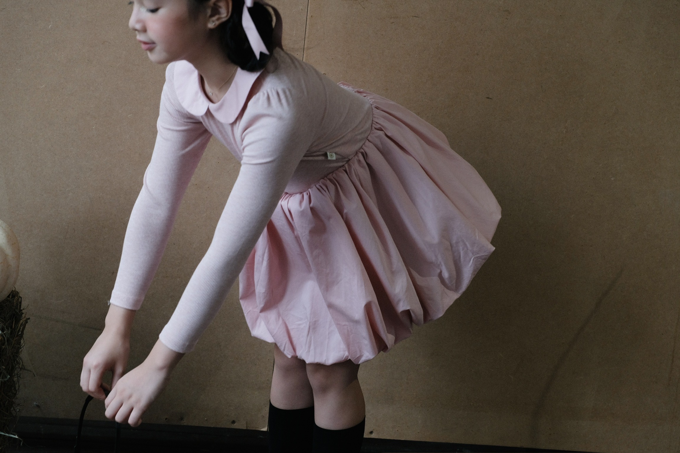 Long Sleeve Pumpkin Dress (Váy Bí Dài Tay Cổ Sen)_thumbnail_2