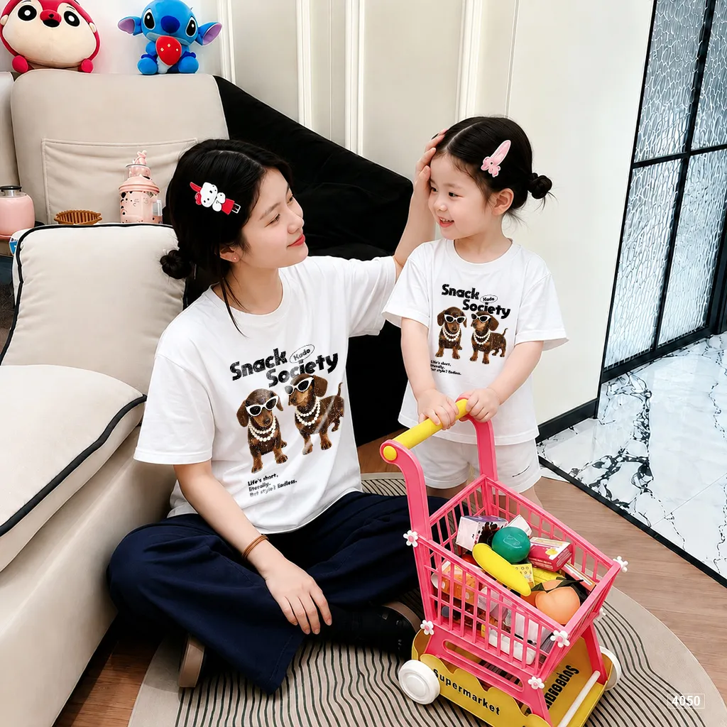 Áo thun gia đình hoạt hình cún cực cool Kado 4050_thumbnail_4