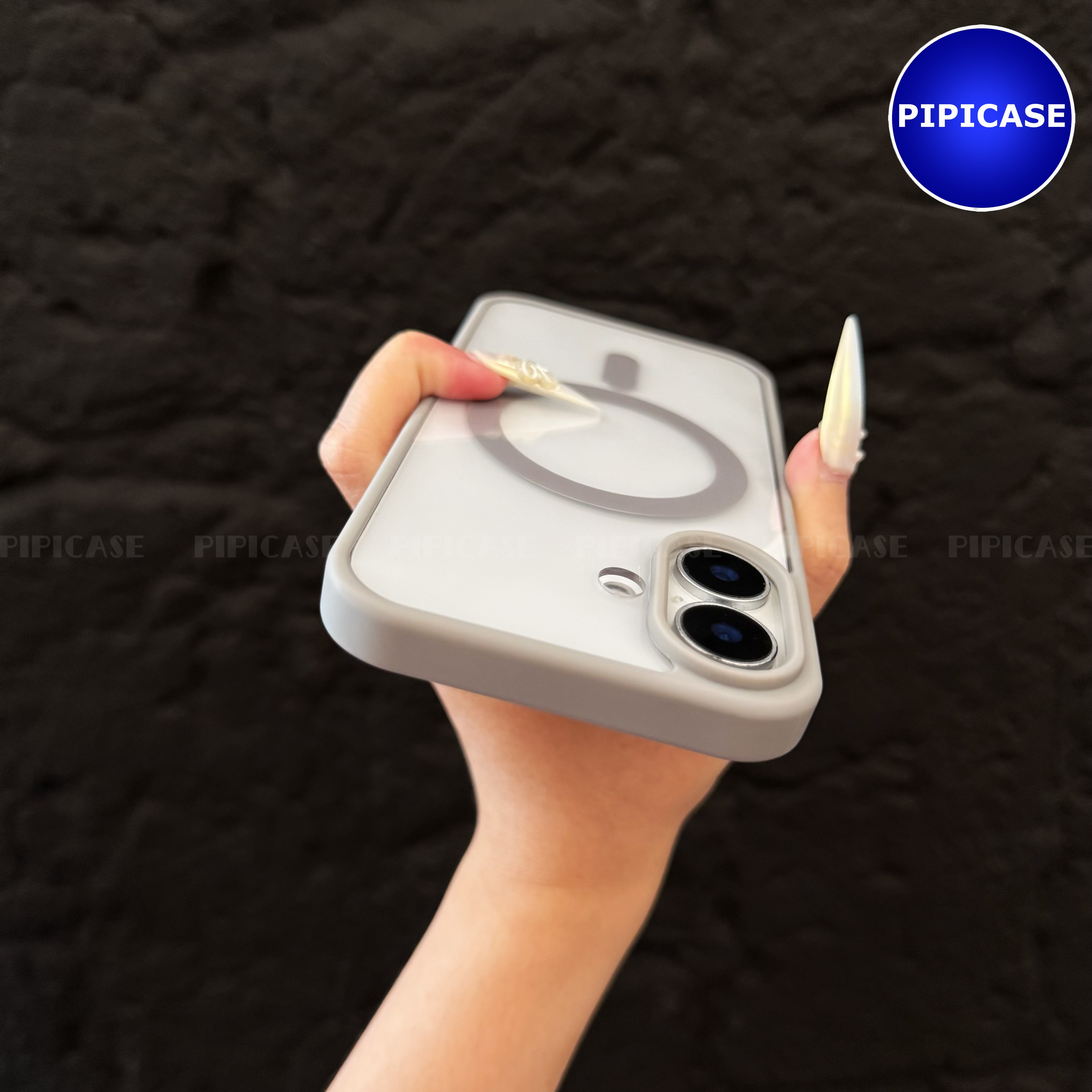 Ốp Lưng iPhone 16 - Chic - Xám_thumbnail_1