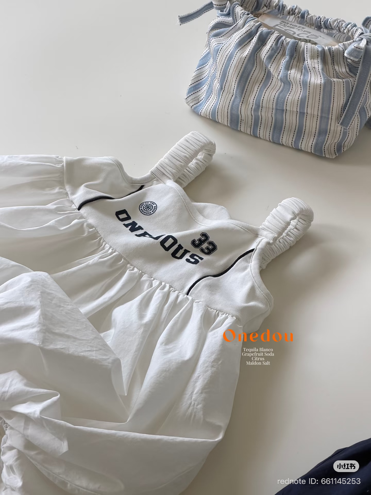 OD04 - Váy 2 dây trắng dáng bí hãng One Dou