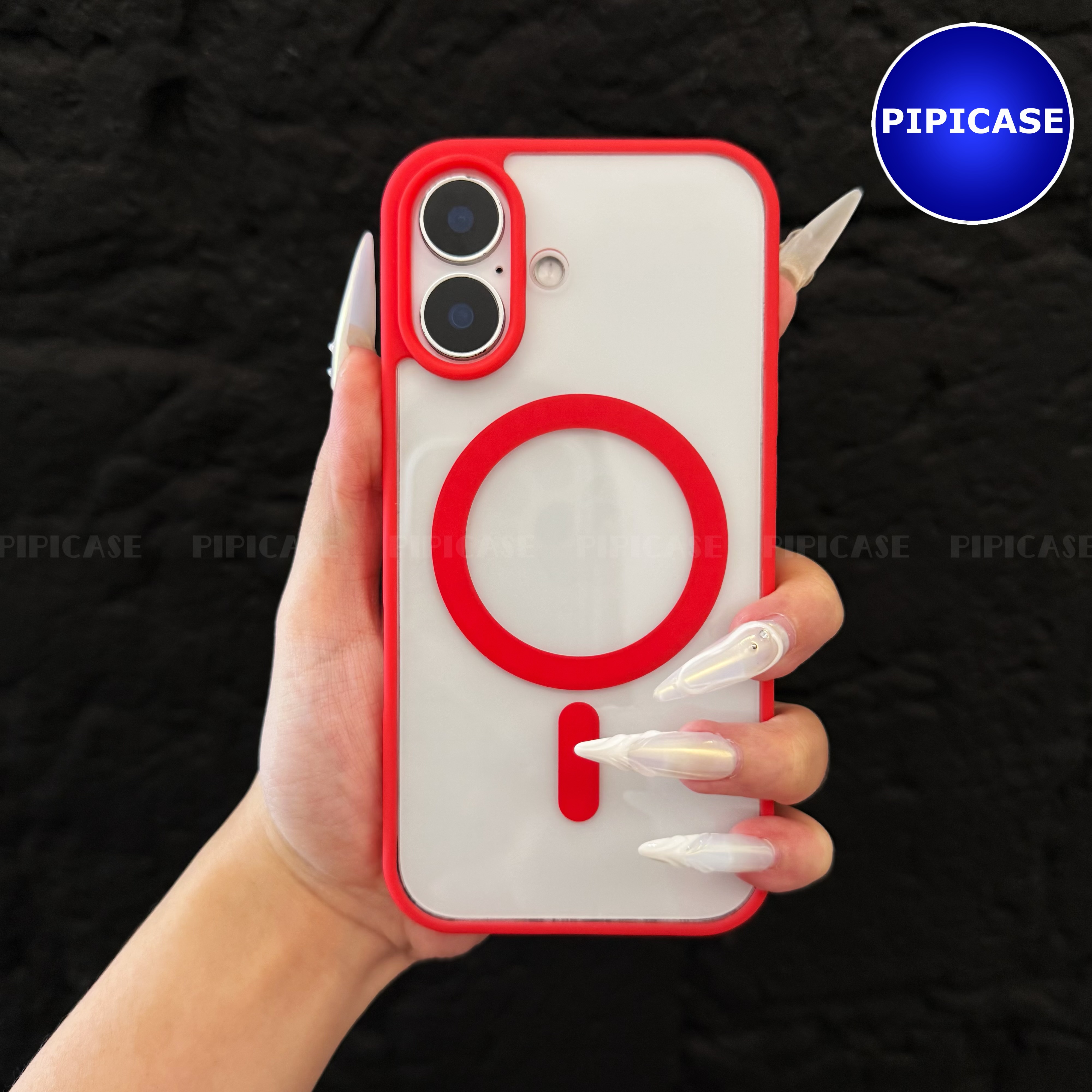 Ốp Lưng iPhone 16 - Chic - Đỏ Tươi