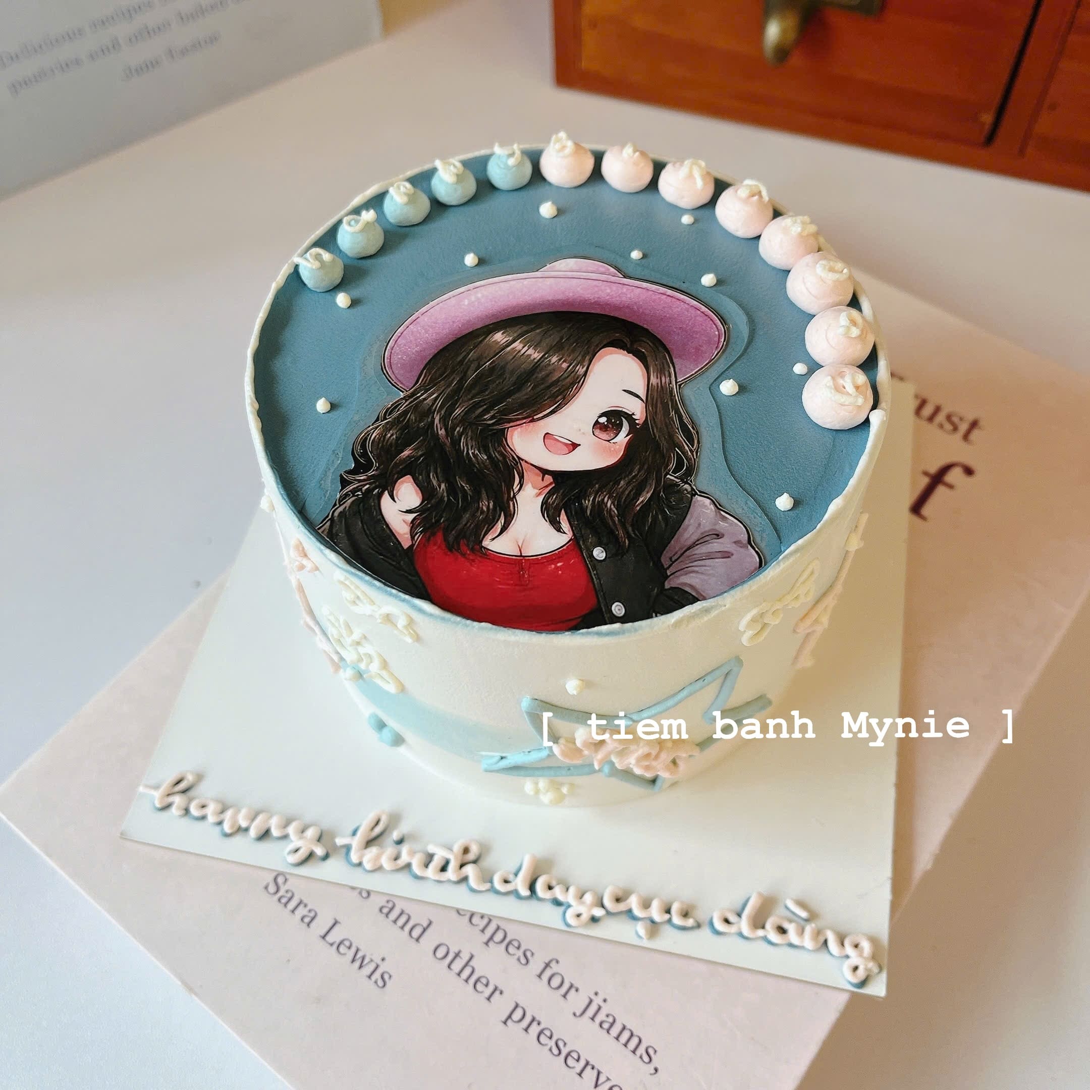 Bánh kem hàn quốc nhân vật chibi