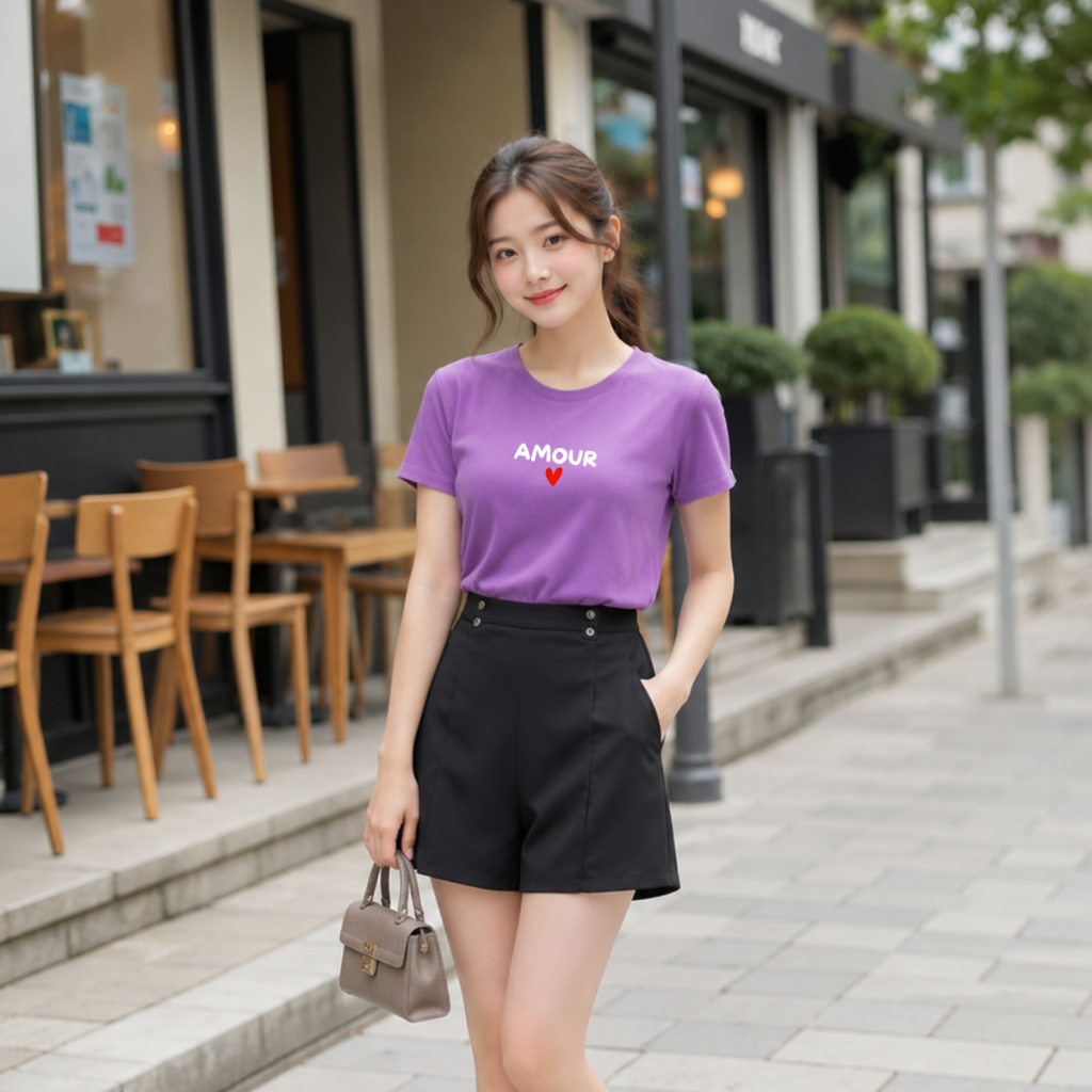 [Form Vừa] Áo phông chữ AMOUR trái tim - Loza VT8637_thumbnail_7