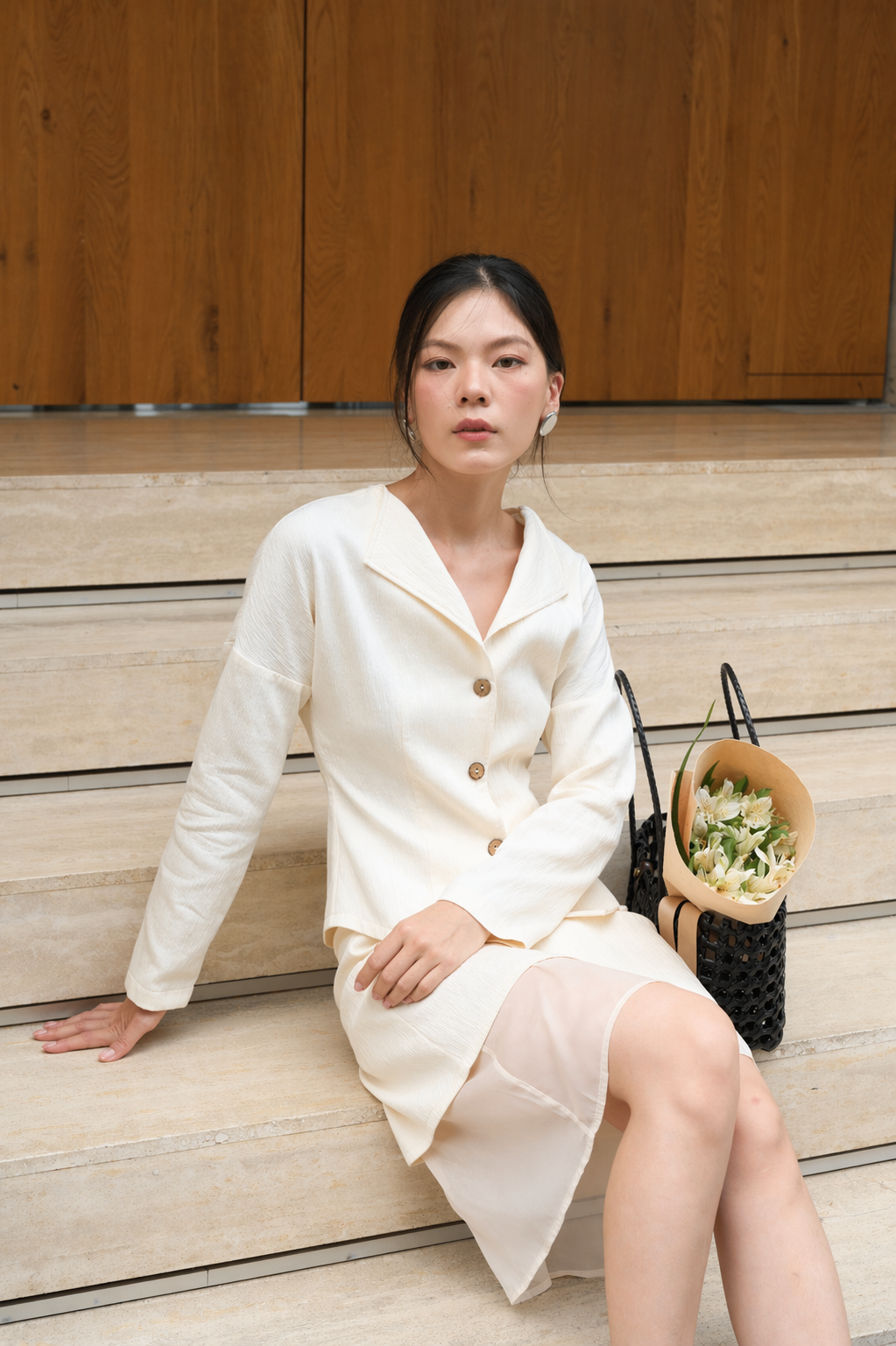 QUIET SHEER SKIRT | CHÂN VÁY