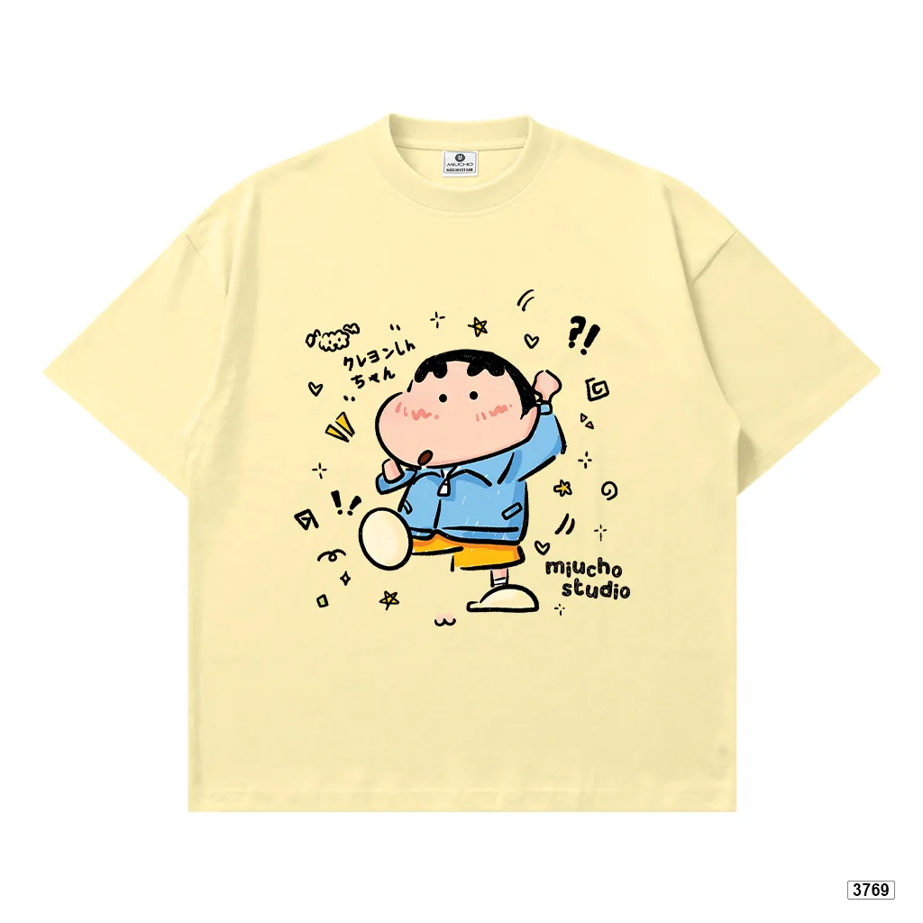 Áo thun nữ form boxy Shinnosuke phong cách đáng yêu Miucho 3769_thumbnail_8