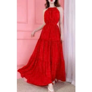 Maxi Dress Elastic Waist
