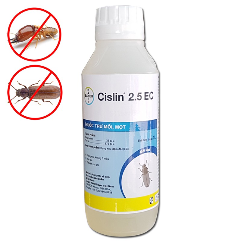 THUỐC MỐI DÙNG CHO GỖ Cislin 2.5EC 1 Lít (Đức)
