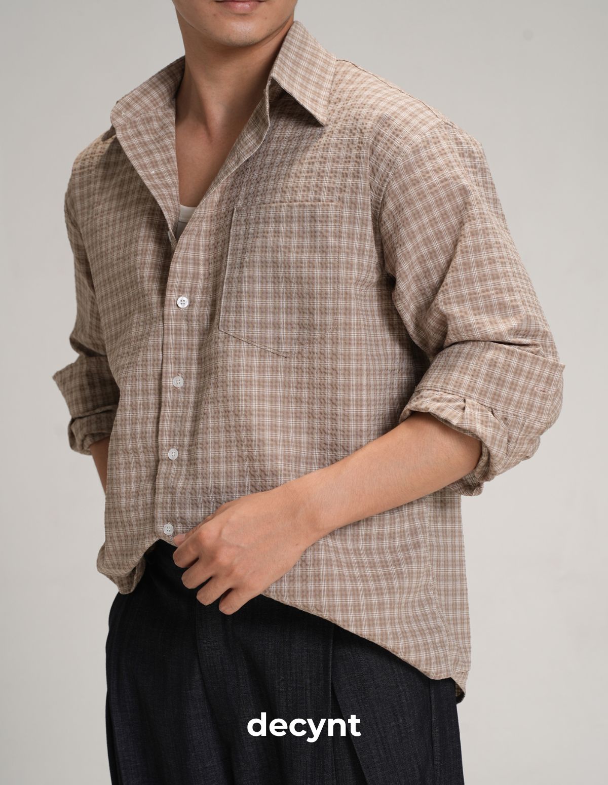 decynt Shirt 02 - Áo sơ mi caro dài tay chất liệu xốp_thumbnail_10