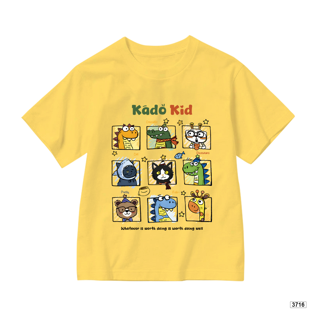 Áo thun bé gái form rộng mùa hè đáng yêu Kado 3716_thumbnail_0