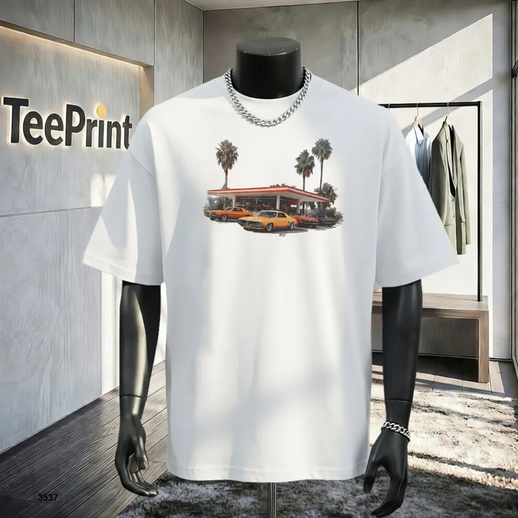 Áo thun nam form rộng thiết kế độc đáo TeePrint 3537