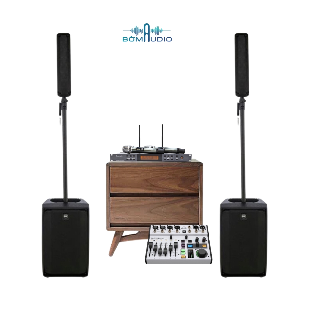 Combo Mixer BEHRINGER FLOW 8 + Micro DBACOUSTIC DB450II + Loa RCF EVOX J8 - B312_thumbnail_0