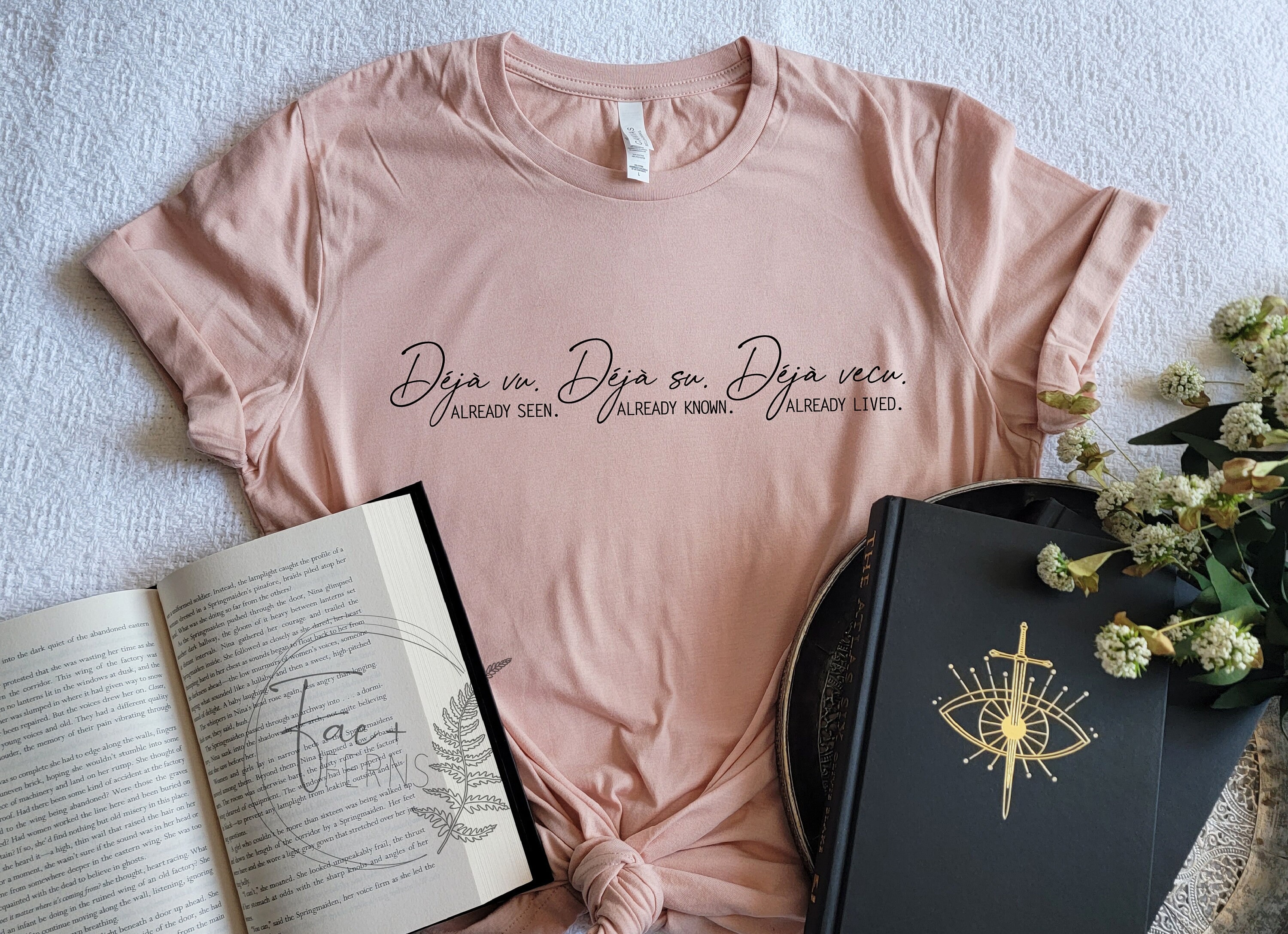 Already Lived | Book Lovers T-Shirt DEJAVU_thumbnail_2