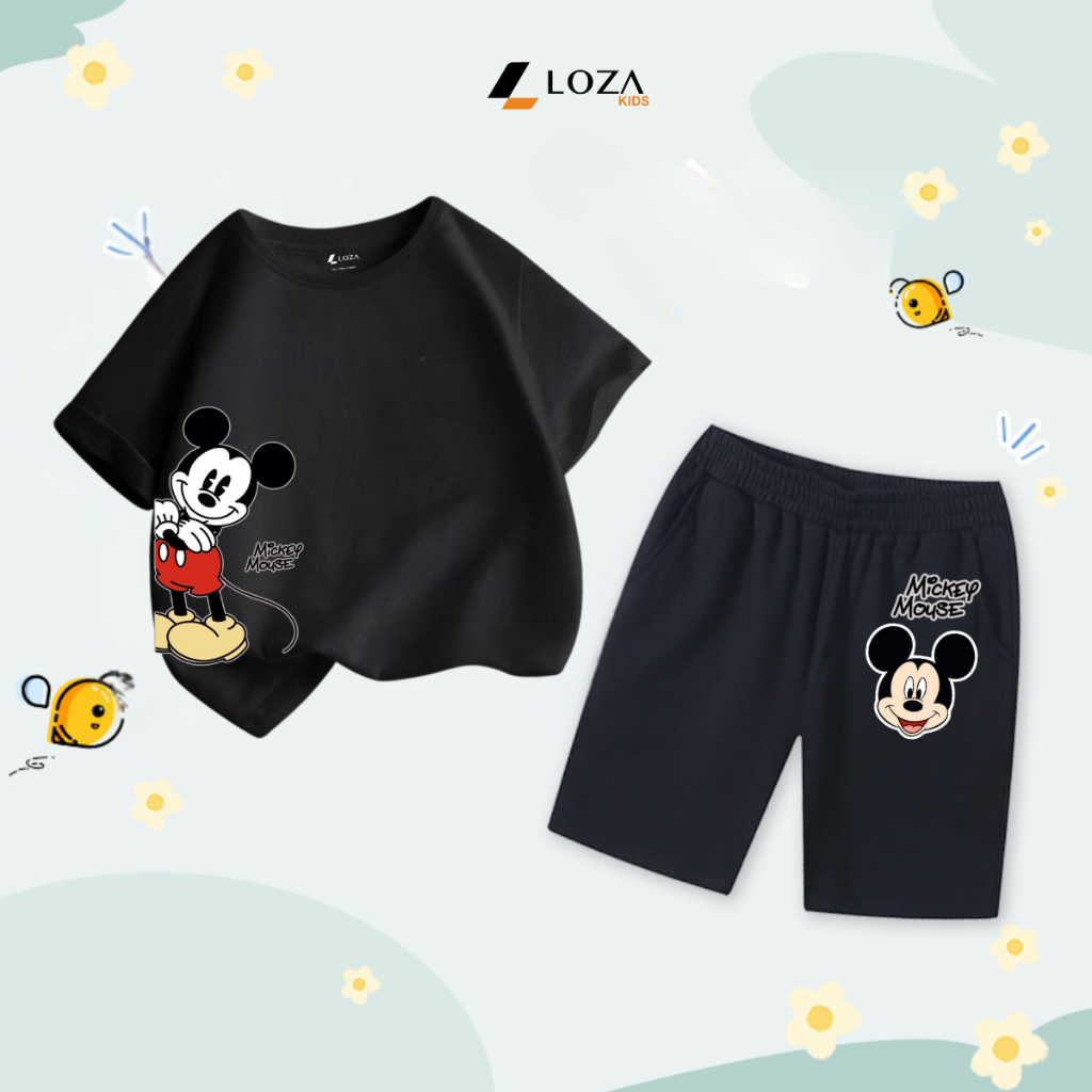 [XẢ KHO SIZE 130] Bộ đồ cho bé trai nhiều mẫu Size 130 - Quần áo bé gái  từ 22-26kg - Loza Kids XB004_thumbnail_10