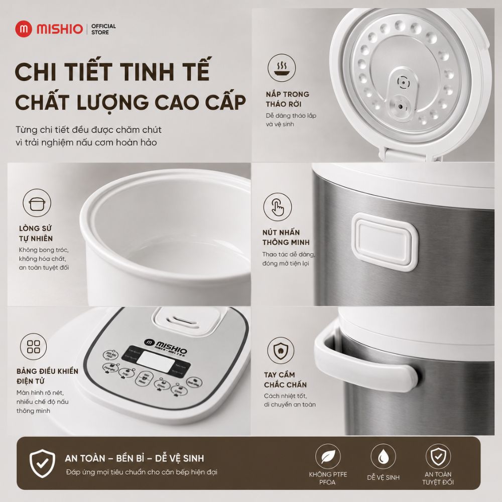Nồi Cơm Điện Lòng Sứ Dung Tích 1.8 LÍT MISHIO MK402_thumbnail_11