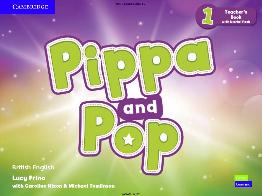 Sách Pippa and Pop Level 1 Teacher's Book - In laser sắc nét