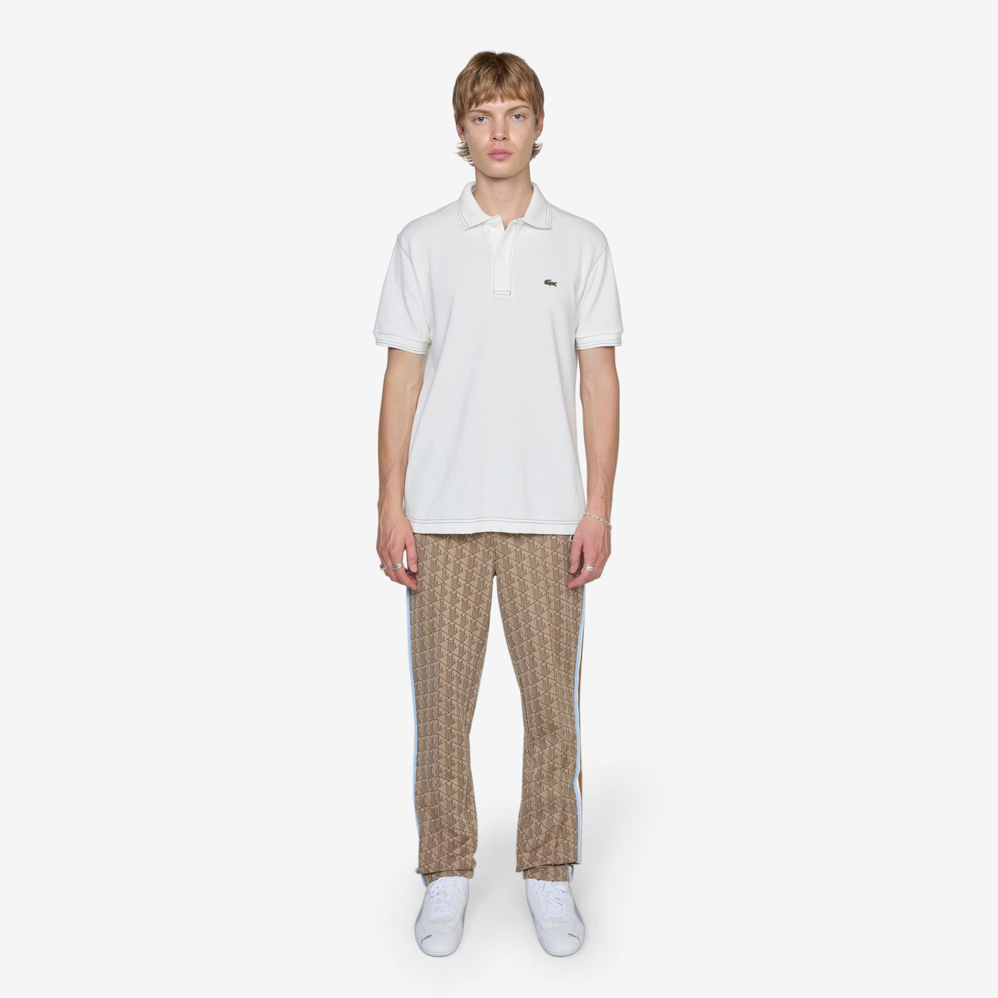 E691 ÁO POLO NAM TRẮNG LACOSTE PHỐI CHỈ ĐEN ( XL ) - 2005_thumbnail_2