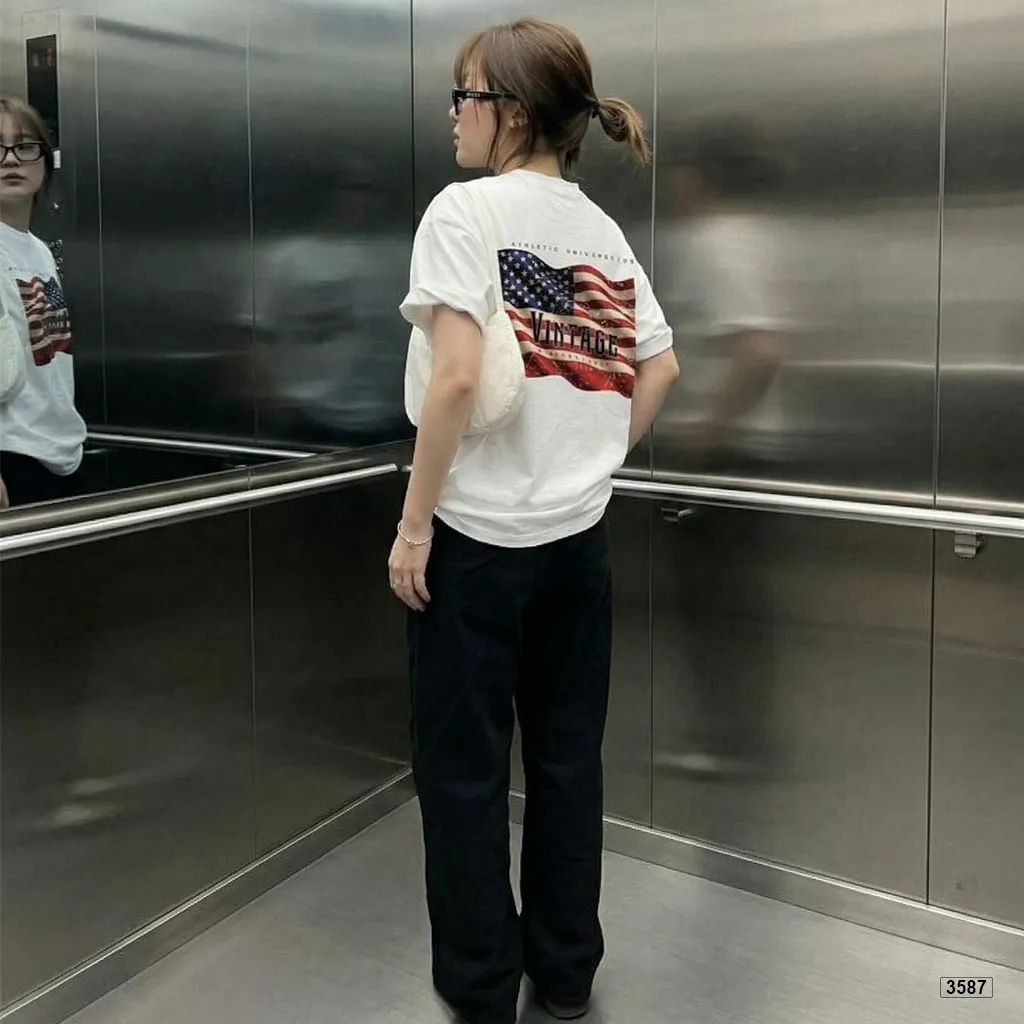 Áo thun boxy unisex phong cách vintage dày dặn đứng form Miucho 3587_thumbnail_6