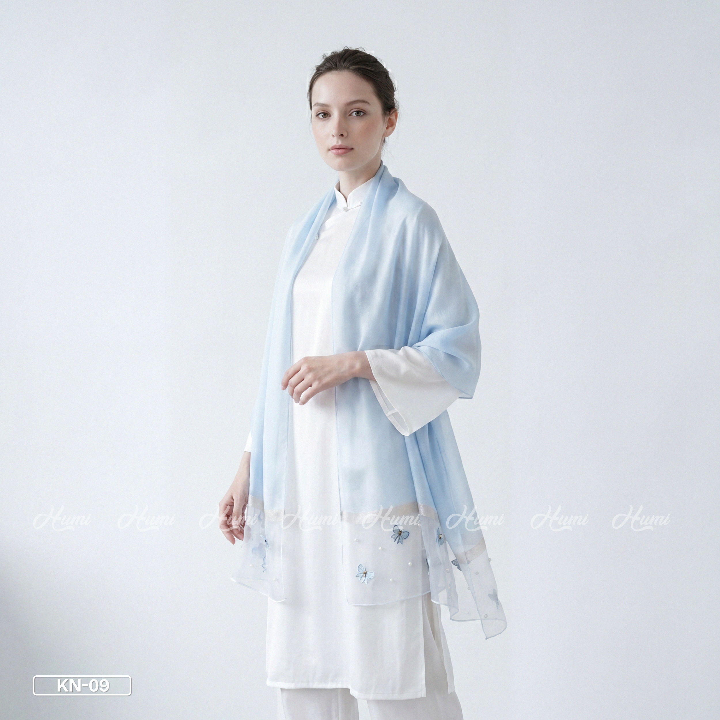 KHĂN TƠ ĐÍNH NƠ (KN-09 XANH DA TRỜI)_thumbnail_3
