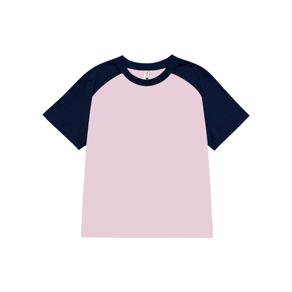 Áo baby tee phối trơn ABPTT01 Miucho cotton cổ tròn in basic_thumbnail_15