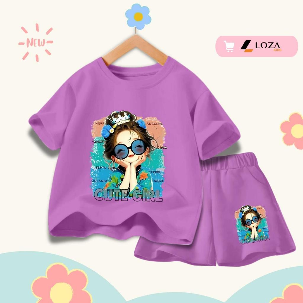 [XẢ KHO SIZE BỘ 150] Bộ đồ cho bé gái nhiều mẫu - Quần áo bé gái từ 30-35kg - Loza Kids XB008_thumbnail_22