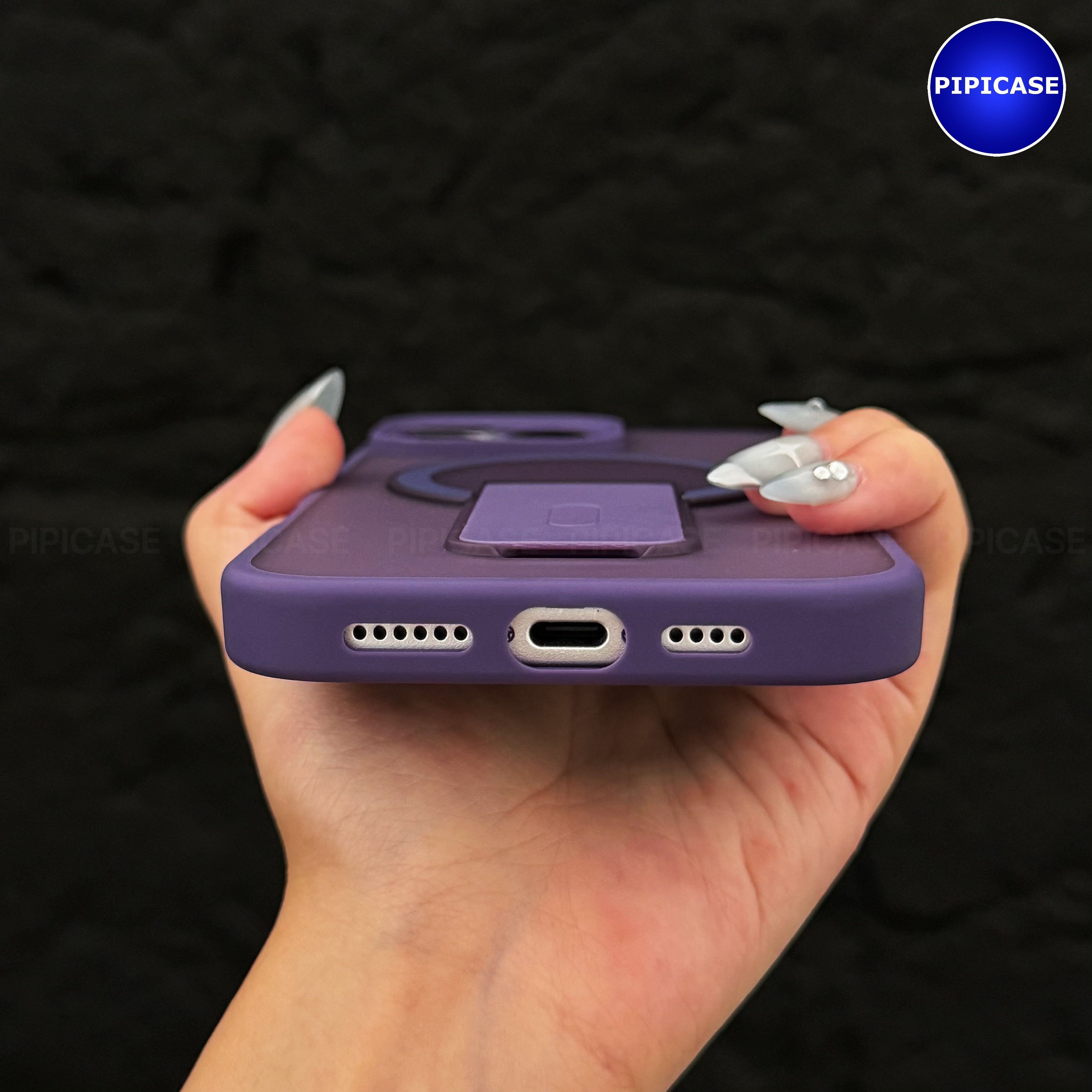 Ốp Lưng iPhone 16 Pro Max - Quin - Tím Đậm_thumbnail_10