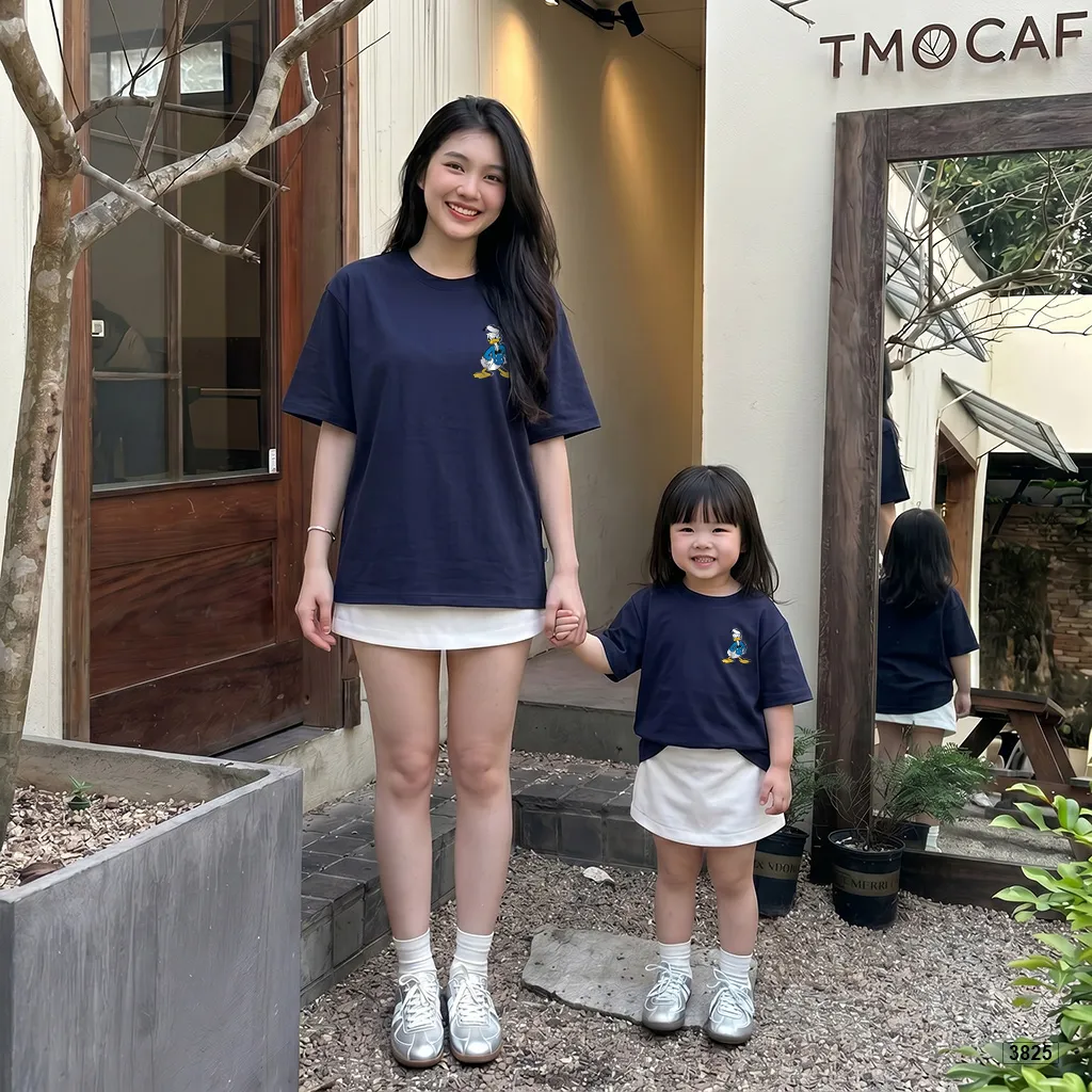Áo thun gia đình mẹ và bé Donaldd Duck dễ thương Kado 3825_thumbnail_2