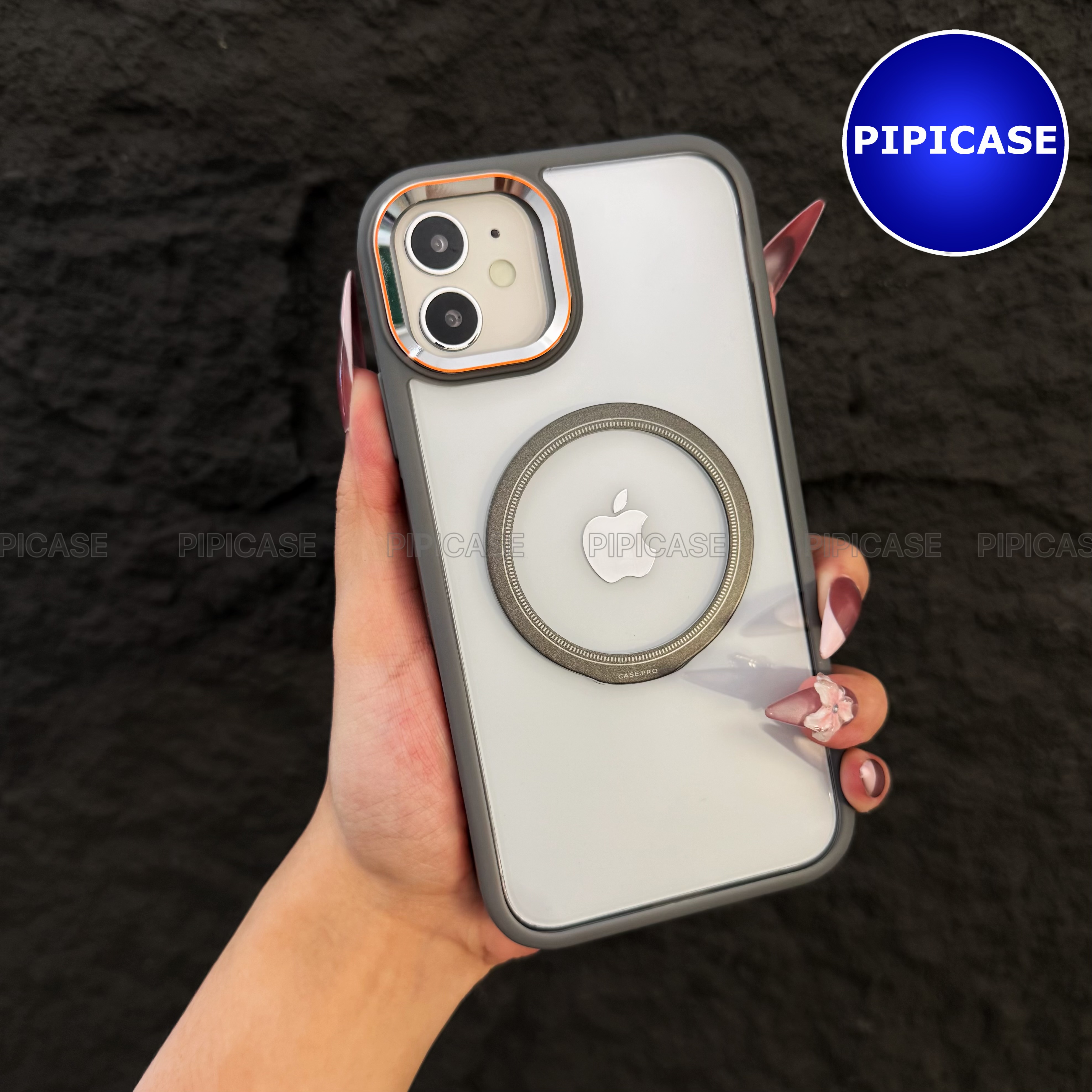 Ốp Lưng iPhone 12 - Wigu - Xám_thumbnail_8