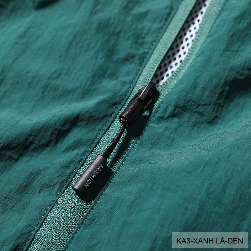 KA3 - Áo khoác nam dáng rộng phối màu cổ đứng phong cách thể thao thoáng khí mùa xuân thu_thumbnail_12