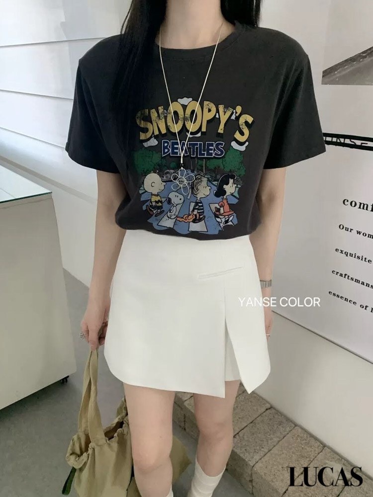 Chân váy A dáng ngắn sẻ 1 bên đùi + bổ túi YANSE_thumbnail_3