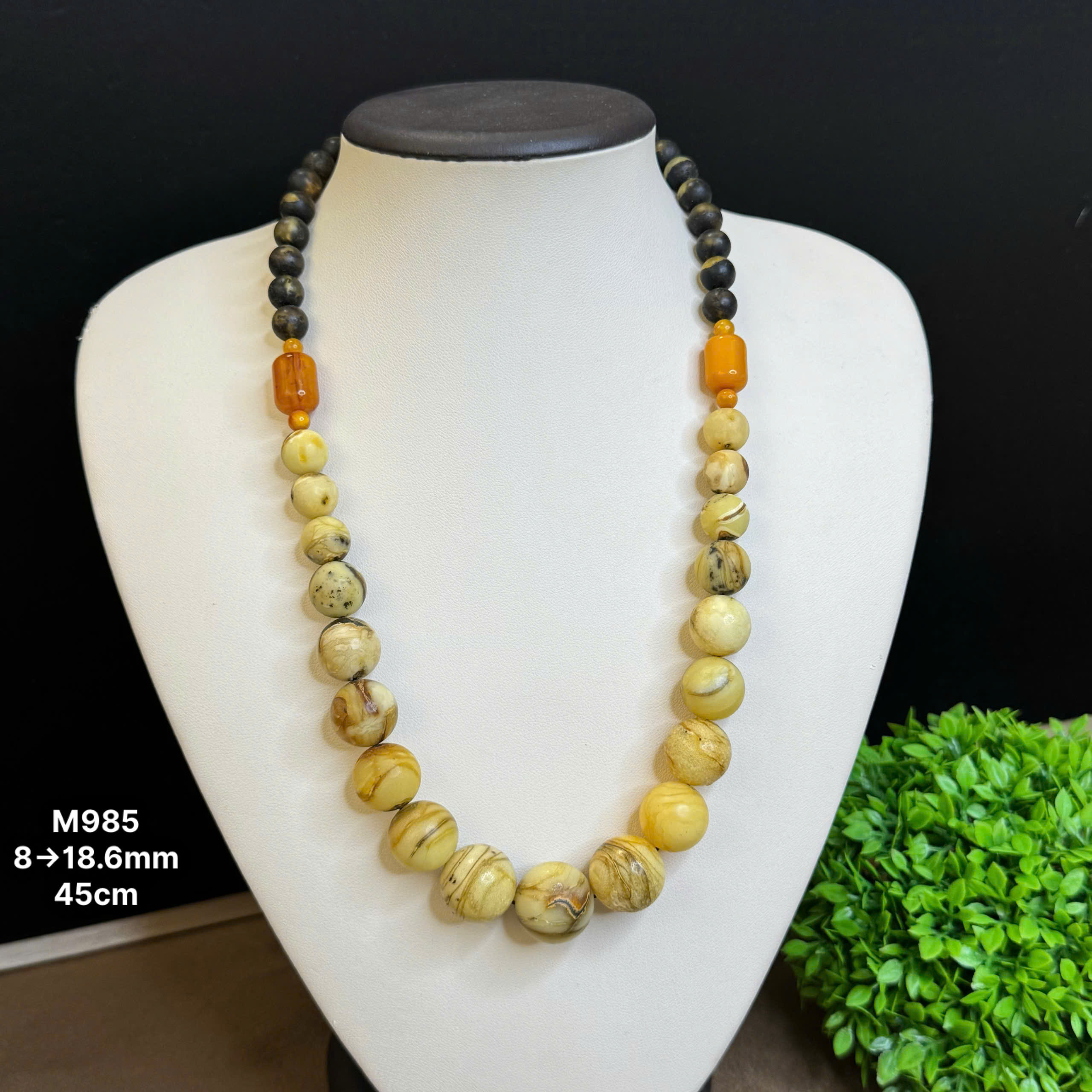 Vòng Cổ Mộc Mix Rêu - M985