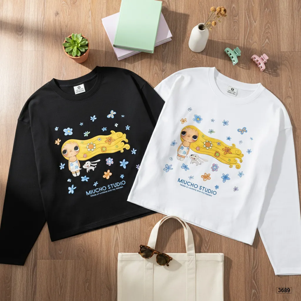 Áo thun nữ tay dài form boxy in cartoon Miucho 3689_thumbnail_7