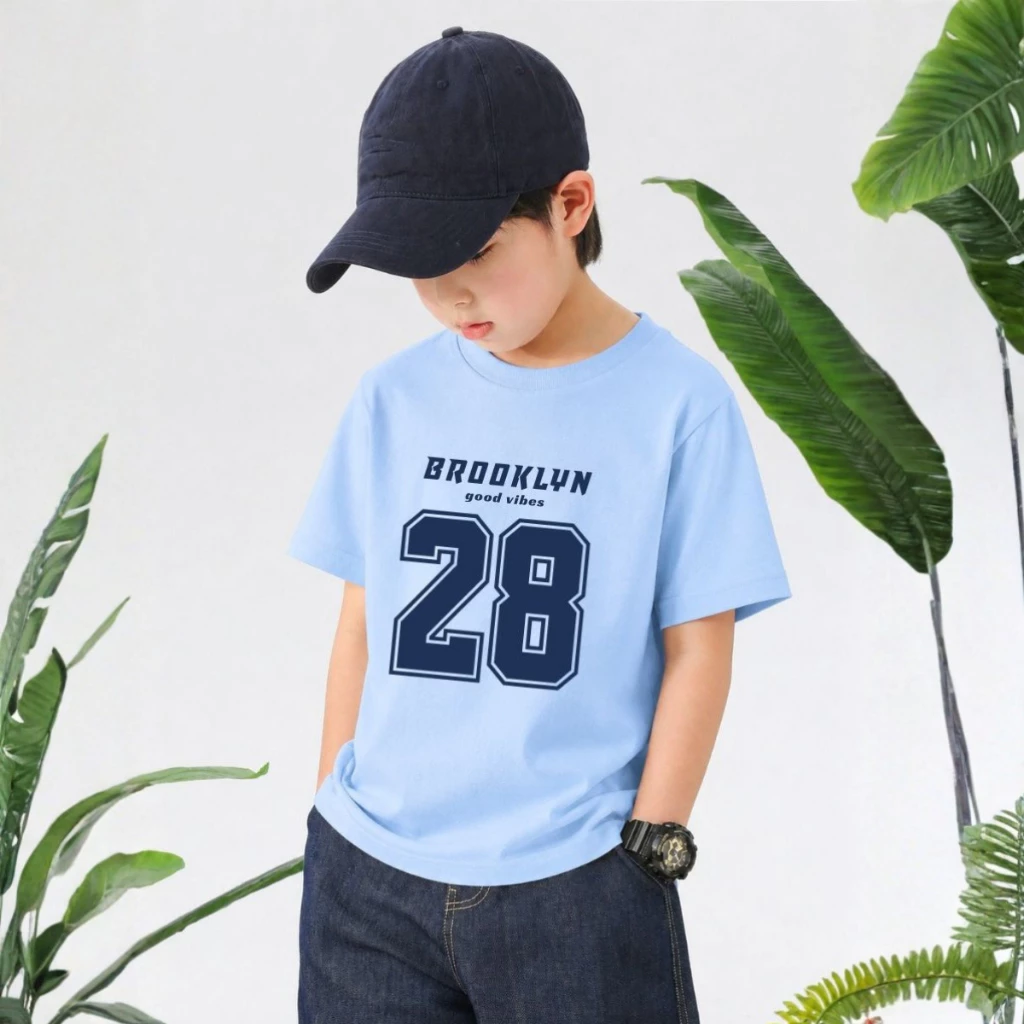 Áo phông bé trai hình 'Brooklyn 28' - Mã AT3622