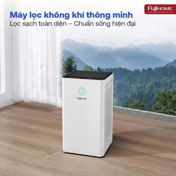 Máy lọc không khí thông minh Fujihome AP5Pro có kết nối điều khiển quả Wifi_thumbnail_1