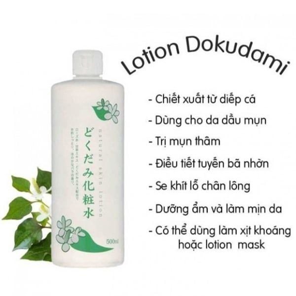 Toner Rau Diếp Cá Dokudami Nội địa Nhật Bản 500ml